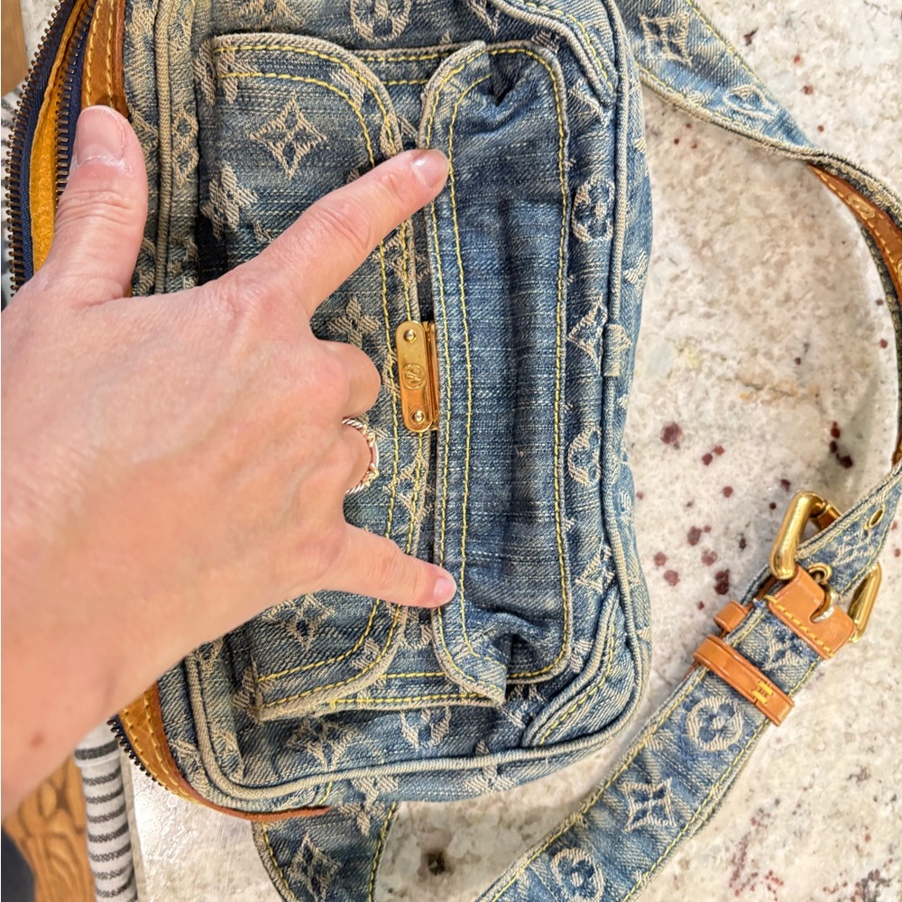 Louis Vuitton Denim Monogram Crossbody Belt Bag - Picture 11 of 11